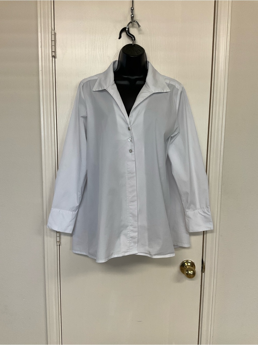 MarlaWynne Crisp White Relaxed Button-Down Shirt